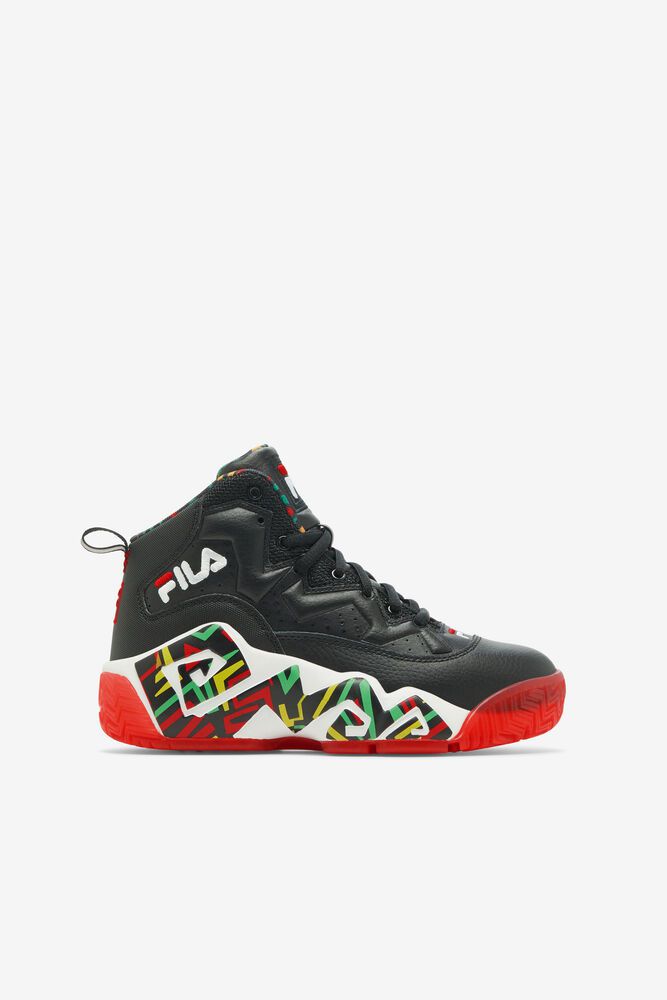 Fila Mb Black Sneakers Kids - NZ 06324-CZUA